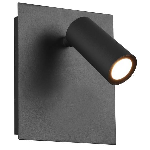 Nástěnné svítidlo TRIO Tunga antracitová barva
