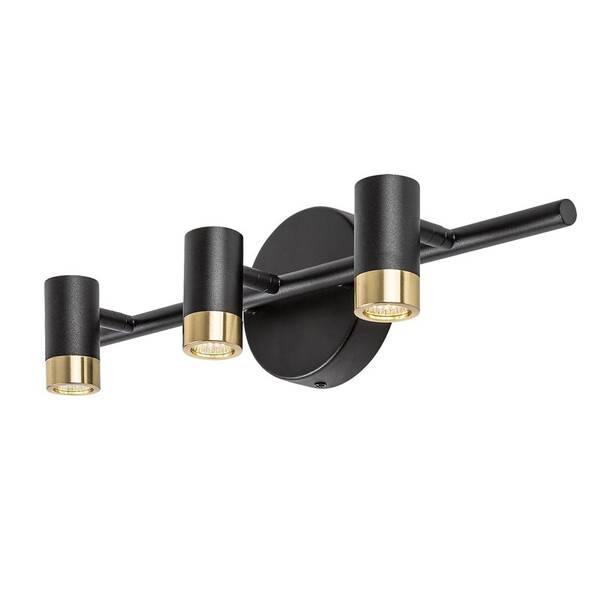 Bodové svítidlo Rabalux KADIR 75042, 9W, 820 lm černé/zlaté

