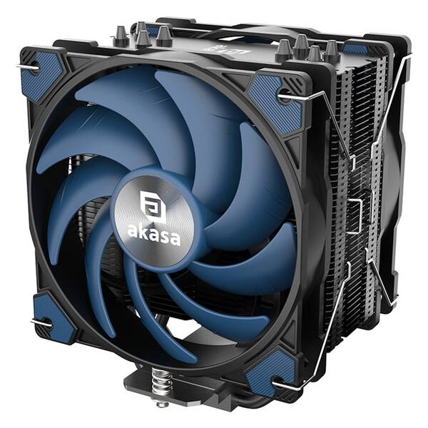 Chladič CPU AKASA Alucia H4 Plus + Alucia SC12 Fan černý

