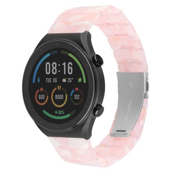 Řemínek FIXED Resin Strap s Quick Release 20mm růžový

