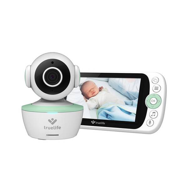 Dětská elektronická chůva TrueLife NannyCam R360 bílá

