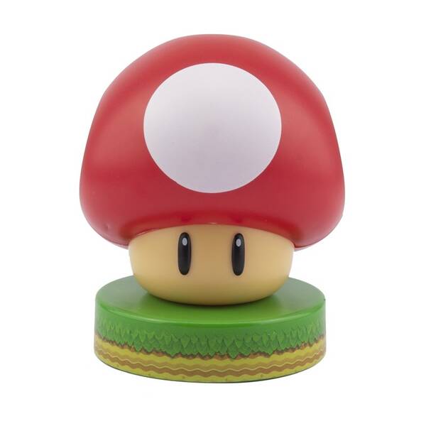 Dekorativní LED Paladone Icon Light - Super Mario Houba červené/zelené

