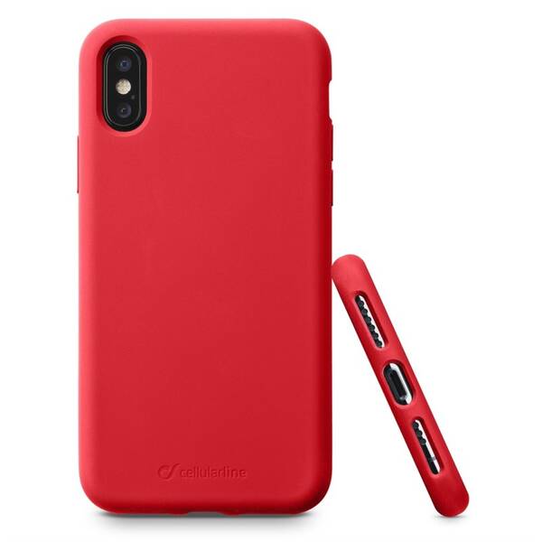 Kryt na mobil CellularLine SENSATION na Apple iPhone X/Xs červený

