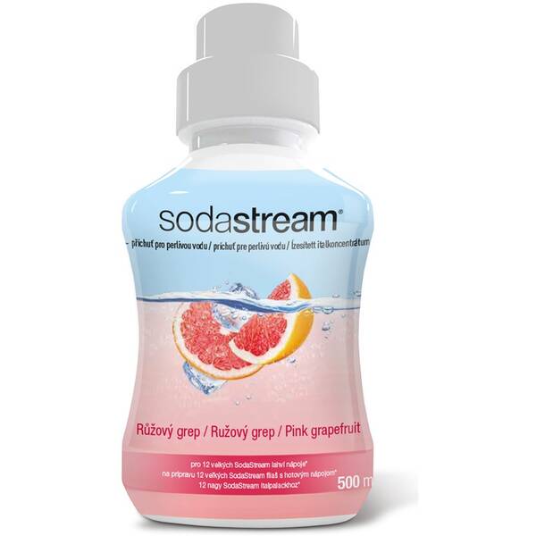 Příchuť pro perlivou vodu SodaStream Růžový grep 500 ml 

