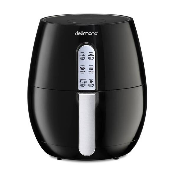 Fritéza horkovzdušná Delimano AIR FRYER DELUXE černá

