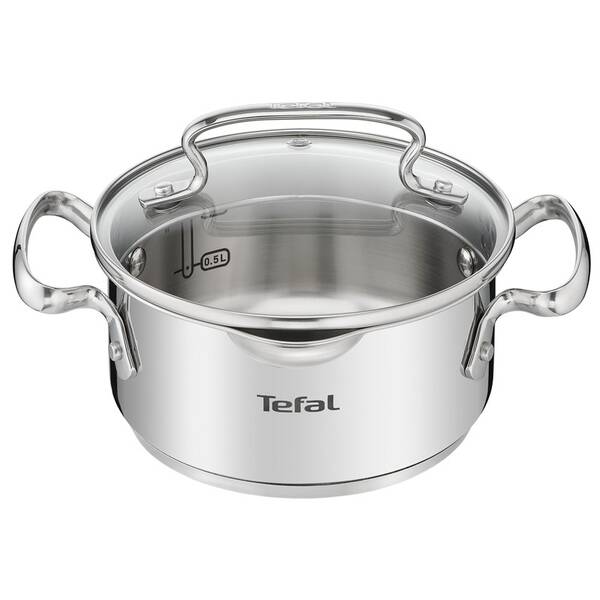 Kastrol s poklicí Tefal G7194255 nerez

