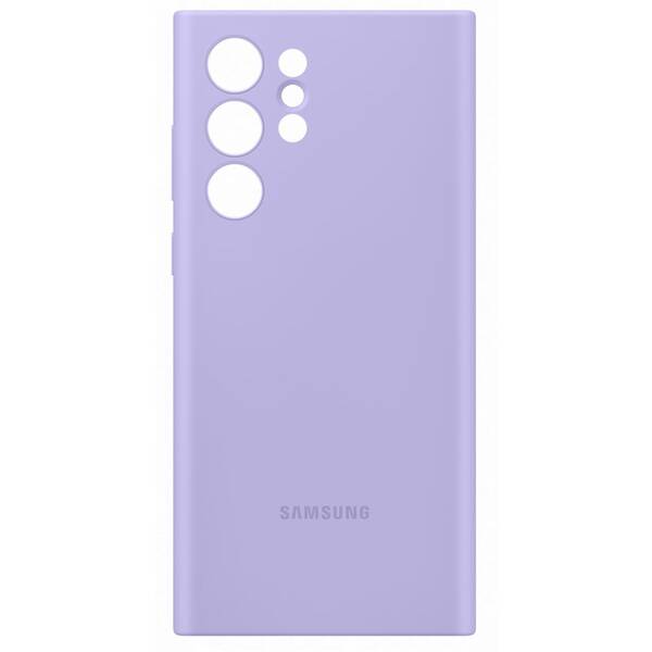 Kryt na mobil Samsung Silicone Cover na Galaxy S22 Ultra fialový

