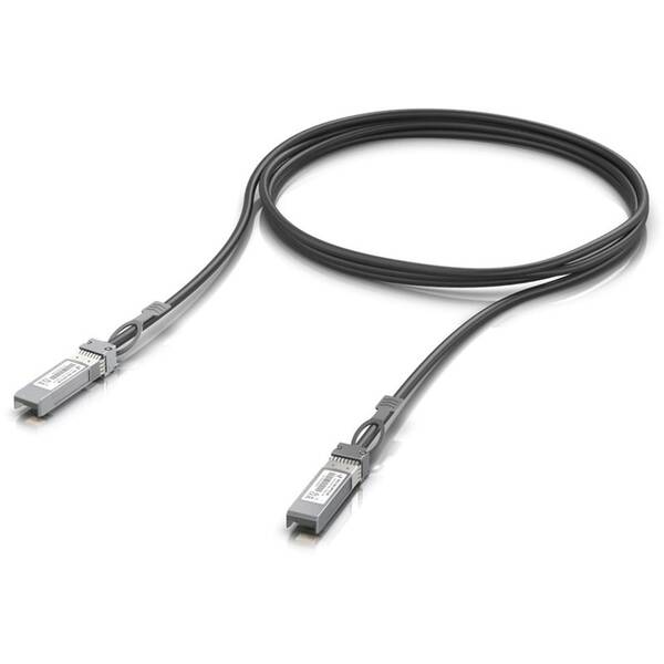 Kabel Ubiquiti Patch DAC, SFP+/SFP+, 10Gbps, 3m černý

