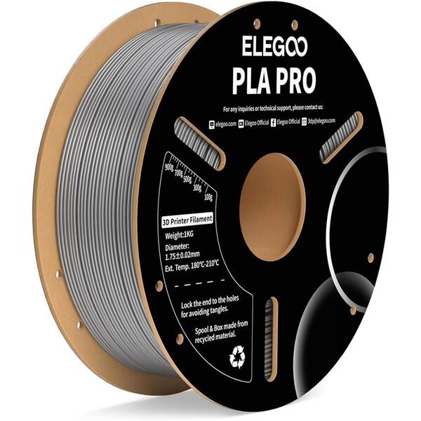 Filament Elegoo PLA P 1,75mm stříbrný

