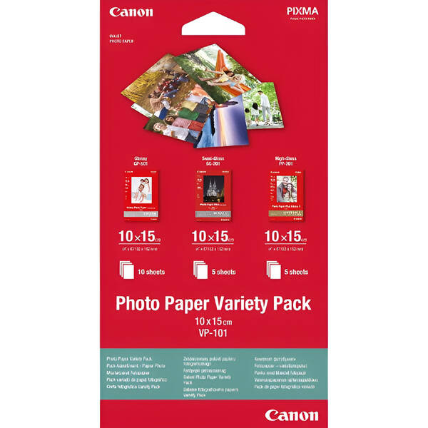 Fotopapír Canon VP-101, 10x15 Variety Pack 

