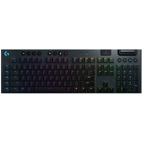 Klávesnice Logitech G915 Lightspeed RGB, Linear, US černá


