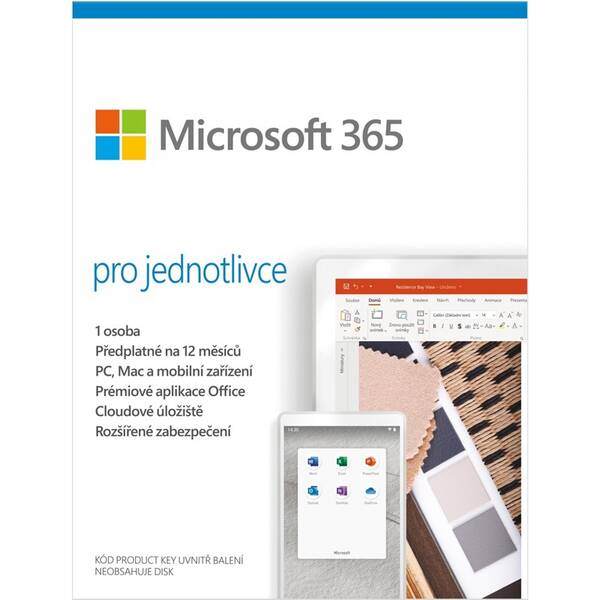 Software Microsoft 365 pro jednotlivce CZ 

