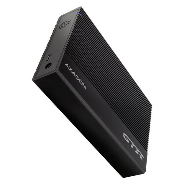 Externí rámeček Axagon RIBBED box USB-C 3.2 Gen 1 - SATA 6G 3.5" černý

