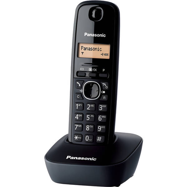 Domácí telefon Panasonic KX TG1611FXH DECT černý

