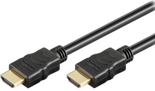 Kabel Goobay HDMI, 1m, pozlacené konektory, podpora 4K černý

