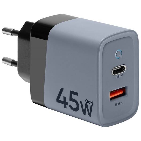 Nabíječka do sítě Tactical Microgrid GaN 45 W šedá

