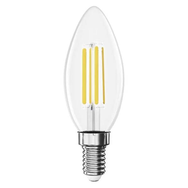 Žárovka LED EMOS Filament svíčka, 5,9W, 806lm, E14, teplá bílá 

