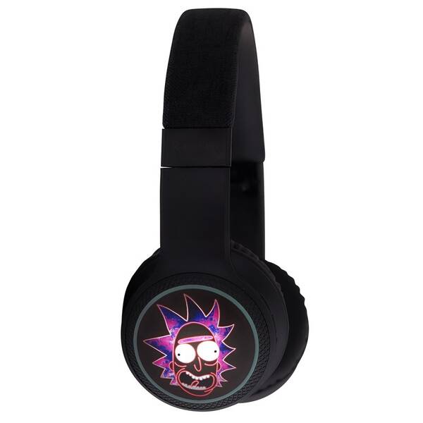 Sluchátka Lazerbuilt Rick & Morty Light-Up Bluetooth černá

