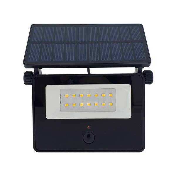 Reflektor Trixline TR 386S LED Solární 2W 4200K s pohybovým senzorem černý

