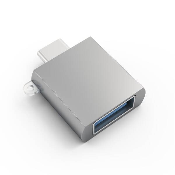 Redukce Satechi USB 3.0/USB-C šedá barva
