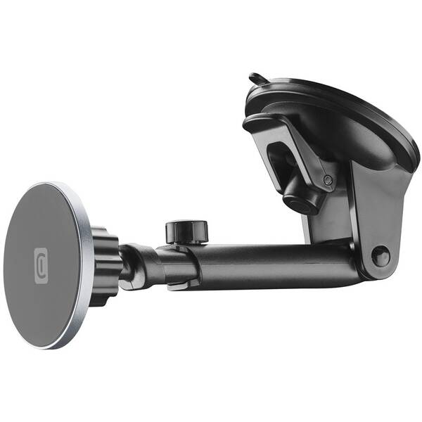 Držák na mobil CellularLine Touch Mag Suction Cup s přísavkou na sklo a podporou MagSafe černý

