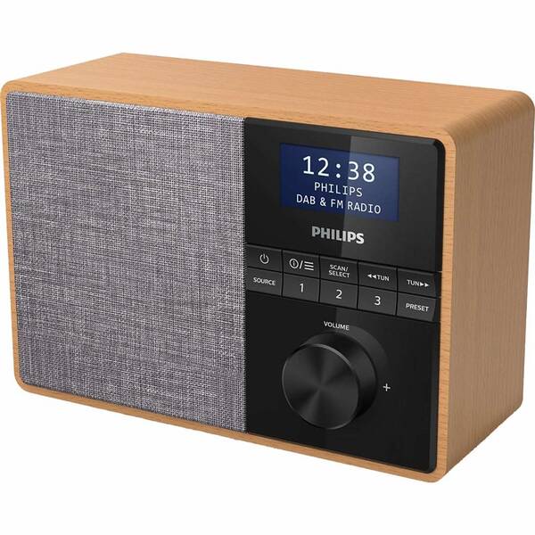 Radiopřijímač s DAB+ Philips TAR5505 dřevo

