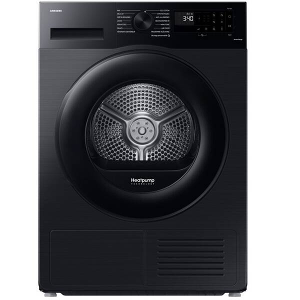 Sušička prádla Samsung DV90DG52A0ABLE černá barva
