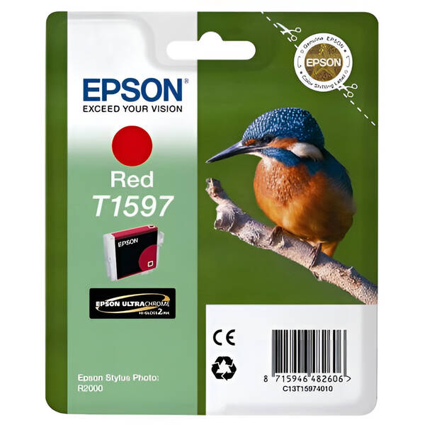 Inkoustová náplň Epson T1597, 17 ml purpurová

