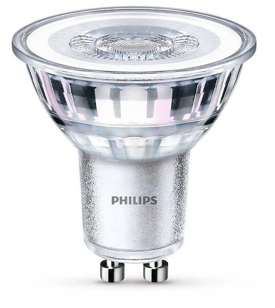 Žárovka LED Philips bodová, GU10, 3,5W, studená bílá 

