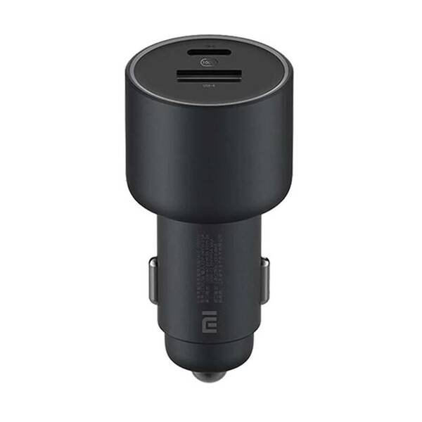 Adaptér do auta Xiaomi 67W, USB + USB-C černý

