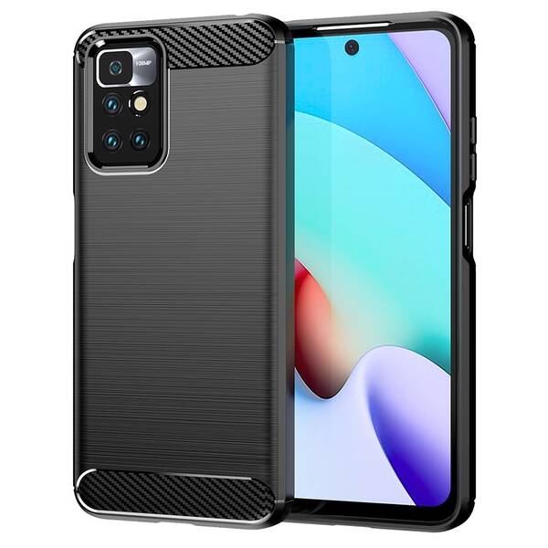 Kryt na mobil WG Carbon na Xiaomi Redmi 10 5G černý

