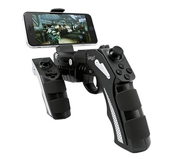 Gamepad iPega Phantom ShoX Blaster Gun, iOS/Android, BT černý

