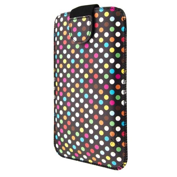 Pouzdro na mobil FIXED Soft Slim, 6XL - Rainbow Dots 

