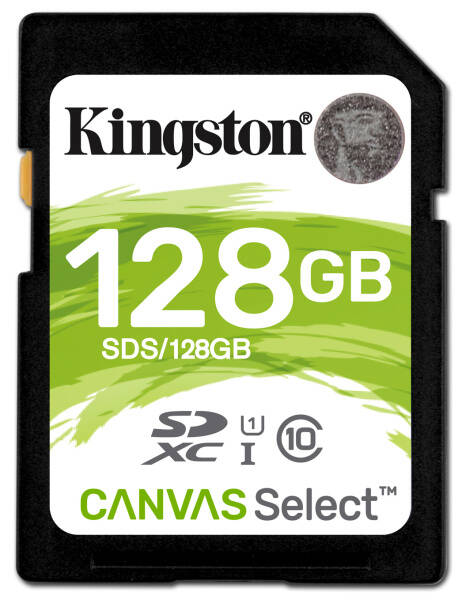 Paměťová karta Kingston SDXC 128GB UHS-I U1 (80R/10W) 

