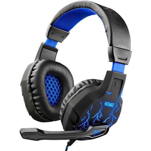 Headset YENKEE YHP 3020 Ambush černý/modrý

