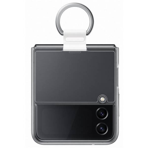 Kryt na mobil Samsung Galaxy Z Flip4 Clear Cover with Ring průhledný

