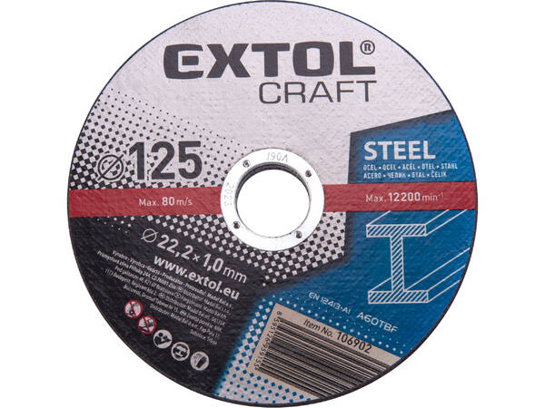 Řezný kotouč Extol Craft 106902 (5 ks) 

