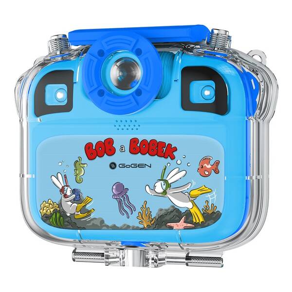 Digitální fotoaparát GoGEN BOB A BOBEK AQUA FOTO modrý

