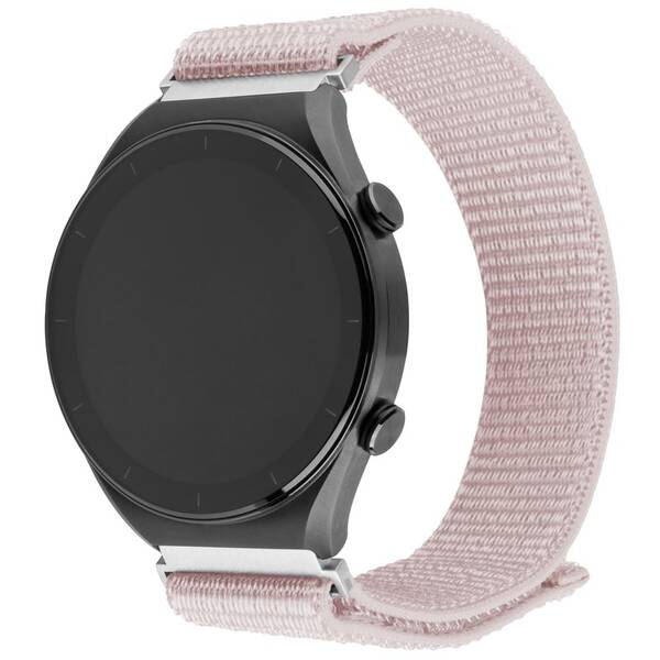 Řemínek FIXED Nylon Sporty Strap na Garmin Quick Release 20mm růžový

