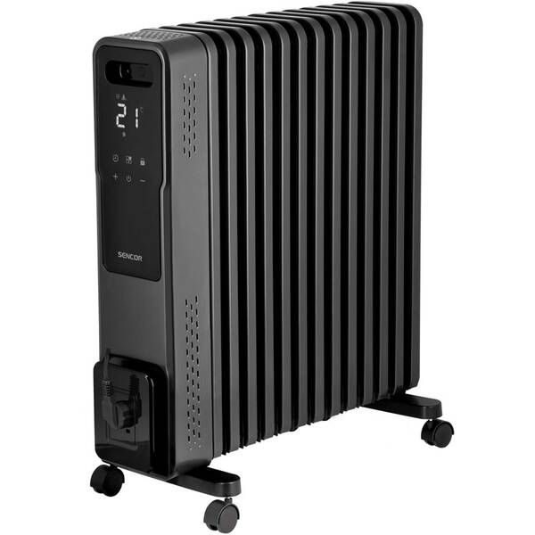 Olejový radiátor Sencor SOH 8213GY černý

