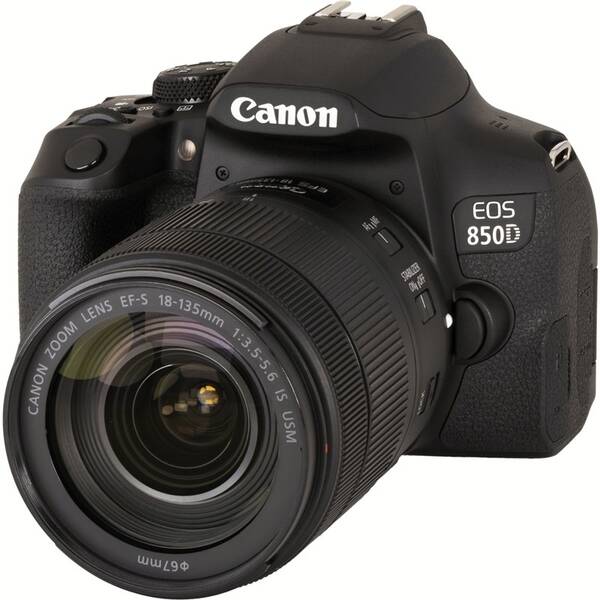 Digitální fotoaparát Canon 850D + 18-135 IS USM černý

