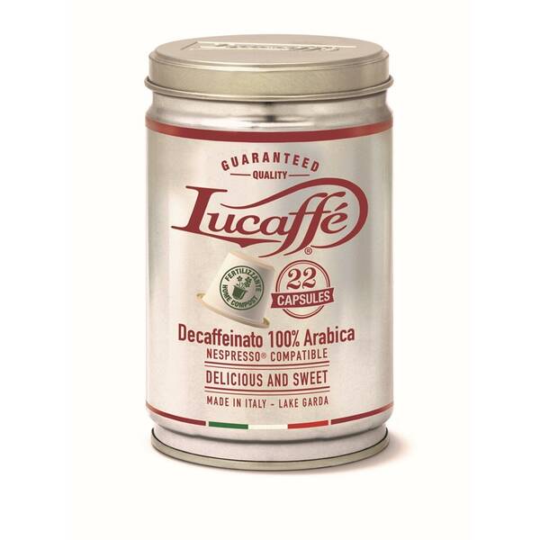 Kapsle pro espressa Lucaffé Decaffeinato Lucapsule - Nespresso (22 ks) 

