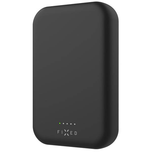 Powerbanka FIXED MagZen (2nd gen.) s bezdrátovým nabíjením a podporou MagSafe, 10 000 mAh černá

