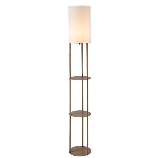 Stojací lampa Rabalux Bronn 74107 šedé/béžové

