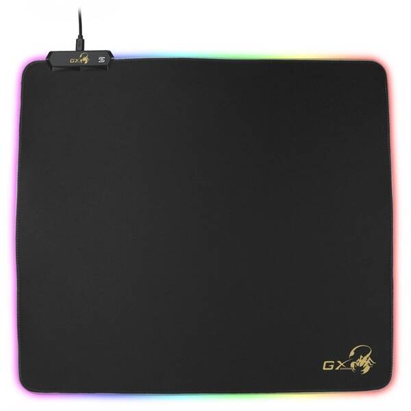 Podložka pod myš Genius GX-Pad 500S RGB, 45 x 40 cm černá

