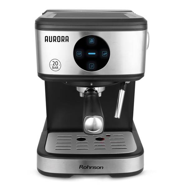 Espresso Rohnson R-988 Aurora černé/stříbrné


