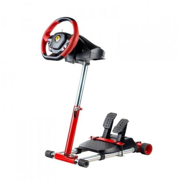 Stojan pro volant Wheel Stand Pro F458/F430/T80/T100 - Deluxe V2 červený

