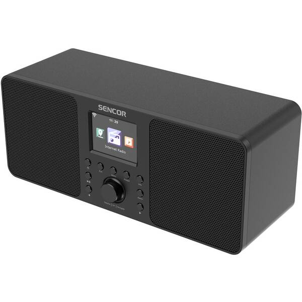 Internetový radiopřijímač s DAB+ Sencor SIR 6100WDB černý

