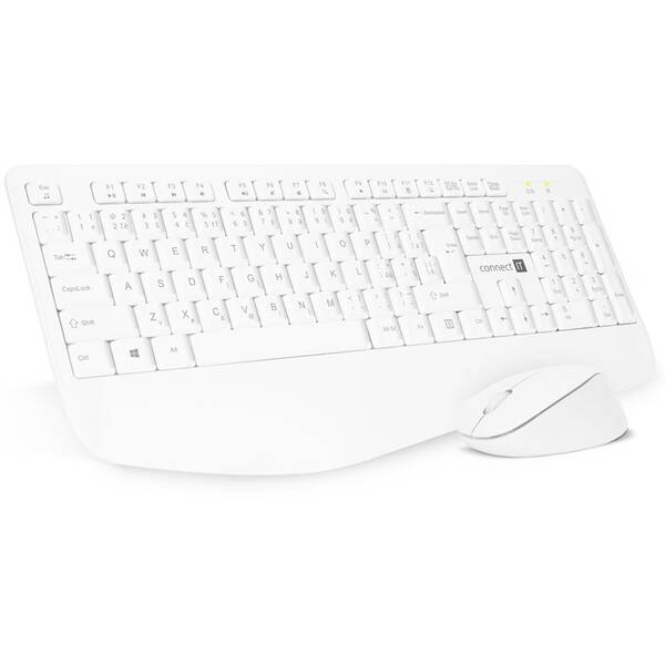 Klávesnice s myší Connect IT Combo CKM-7804-CS, CZ/SK bílá

