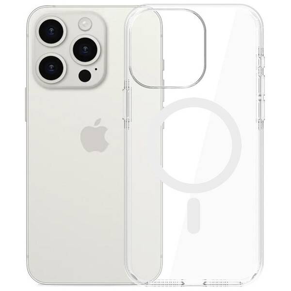 Kryt na mobil 3mk EverClear MagCase na Apple iPhone 15 Pro Max průhledný

